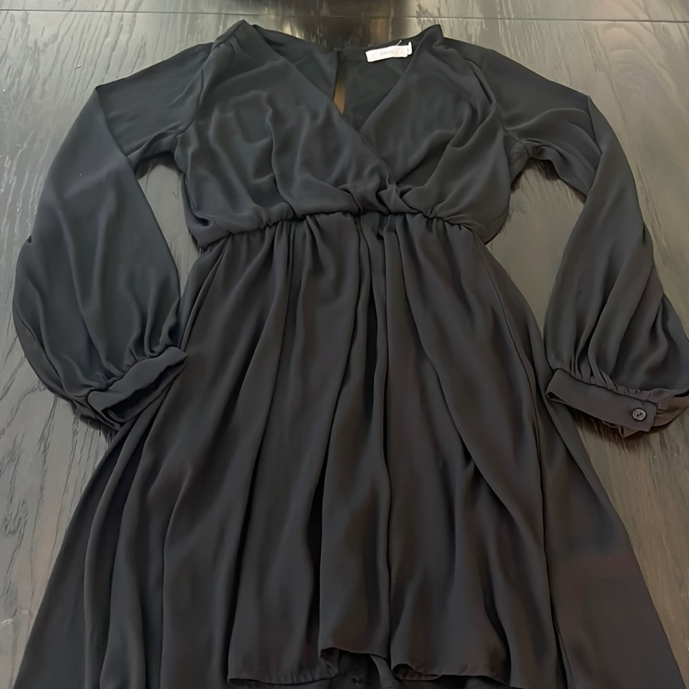 Womens Lush Deep V neck dress
